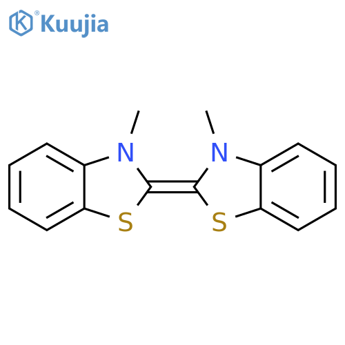 Benzothiazole, 2,3-dihydro-3-methyl-2-(3-methyl-2(3H)-benzothiazolylidene)-, (2Z)- structure