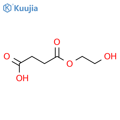 Butanedioic acid,1-(2-hydroxyethyl) ester structure