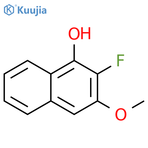 2-Fluoro-3-methoxynaphthalen-1-ol structure