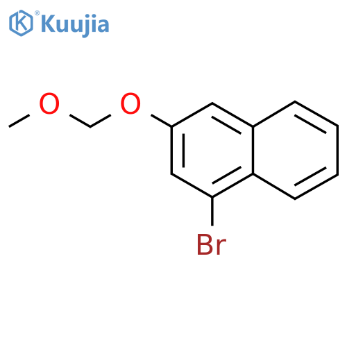 1-Bromo-3-(methoxymethoxy)naphthalene structure