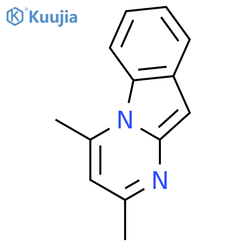 Pyrimido[1,2-a]indole, 2,4-dimethyl- structure