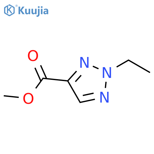 methyl 2-ethyl-2H-1,2,3-triazole-4-carboxylate structure