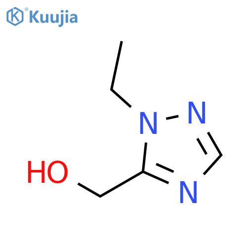 (2-ethyl-1,2,4-triazol-3-yl)methanol structure