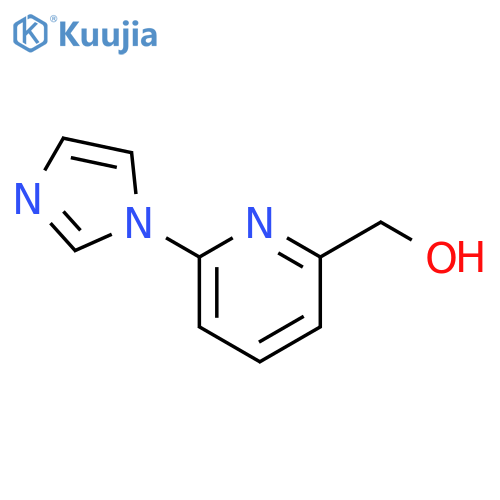 6-(1H-imidazol-1-yl)-2-Pyridinemethanol structure