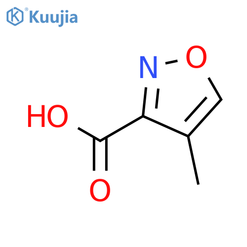 4-methyl-1,2-oxazole-3-carboxylic acid structure