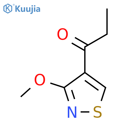 1-(3-methoxy-1,2-thiazol-4-yl)propan-1-one structure