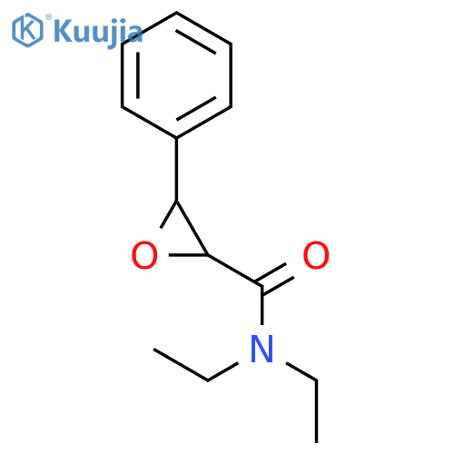 2-Oxiranecarboxamide, N,N-diethyl-3-phenyl-, (2R,3S)- structure
