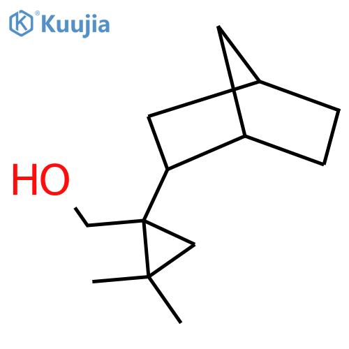 (1-{bicyclo2.2.1heptan-2-yl}-2,2-dimethylcyclopropyl)methanol structure