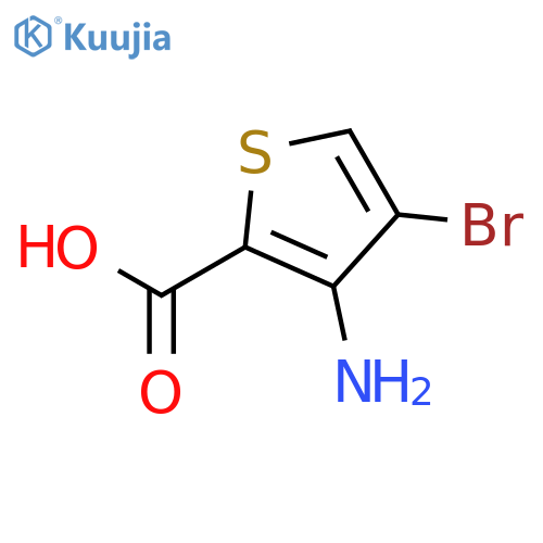 3-Amino-4-bromo-thiophene-2-carboxylic Acid structure