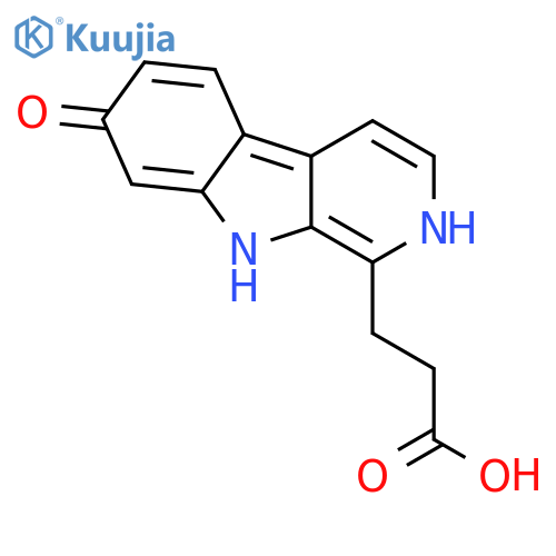 7-Hydroxy-beta-carboline-1-propionic acid structure