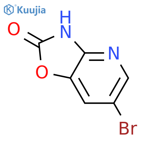 6-Bromo-3H-oxazolo4,5-bpyridin-2-one structure