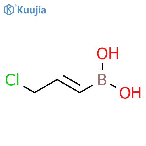 (3-Chloroprop-1-en-1-yl)boronic acid structure