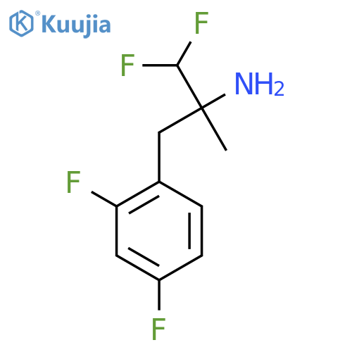 3-(2,4-difluorophenyl)-1,1-difluoro-2-methylpropan-2-amine structure