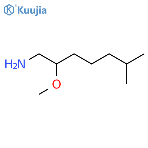 2-methoxy-6-methylheptan-1-amine structure