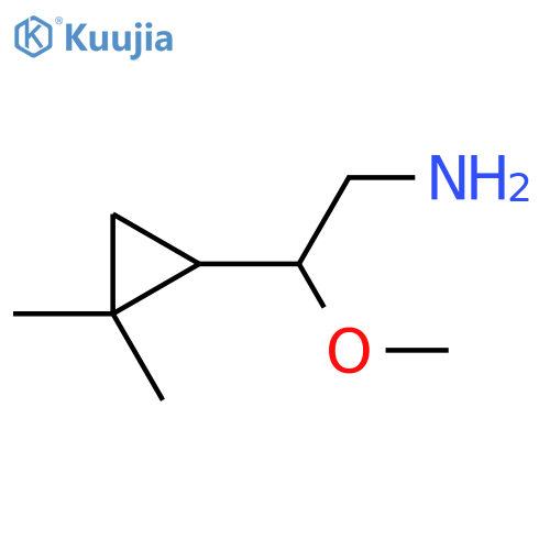 2-(2,2-dimethylcyclopropyl)-2-methoxyethan-1-amine structure