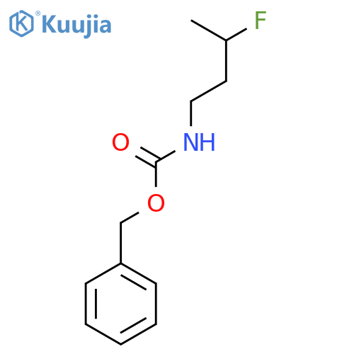 benzyl N-(3-fluorobutyl)carbamate structure