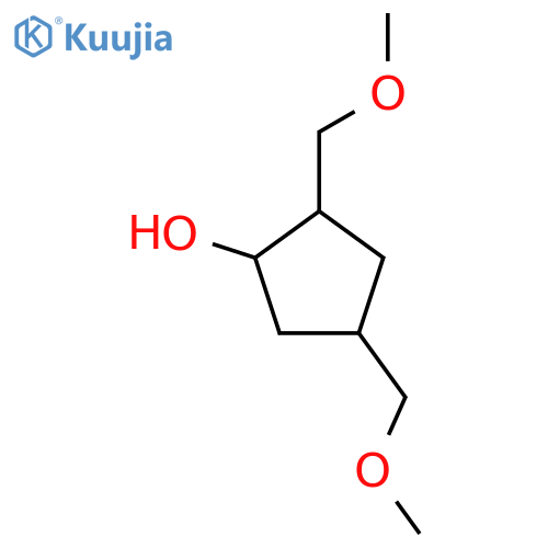 2,4-bis(methoxymethyl)cyclopentan-1-ol structure