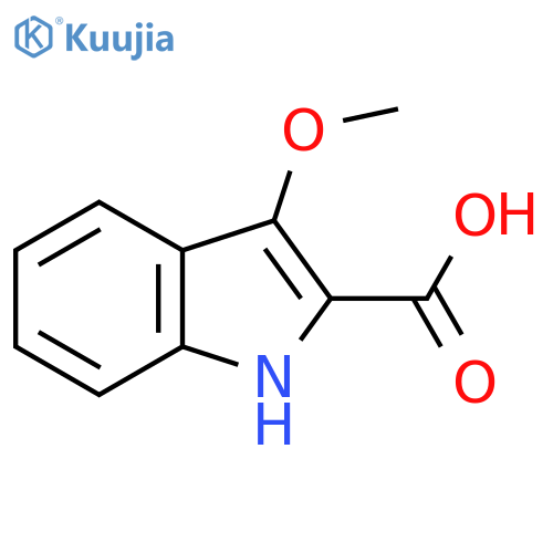 3-methoxy-1H-indole-2-carboxylic acid structure