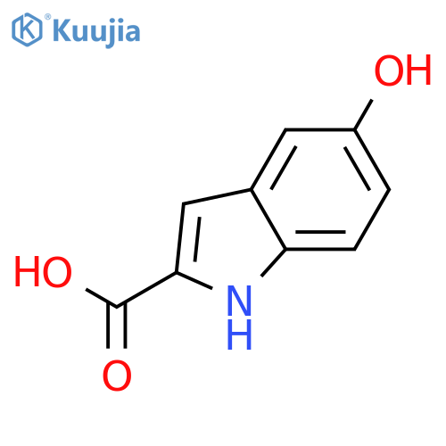5-Hydroxyindole-2-carboxylic acid structure