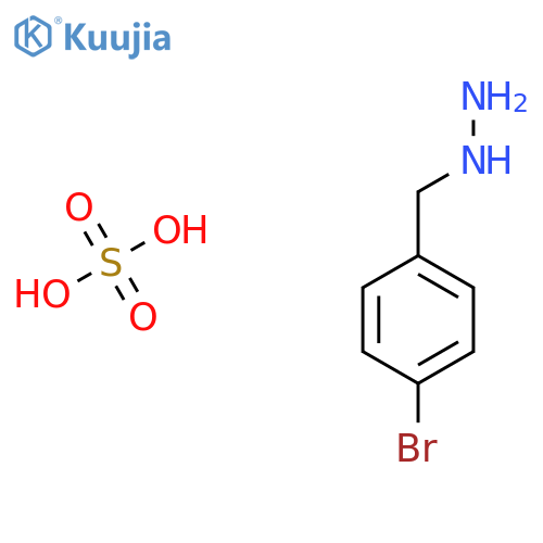 (4-Bromobenzyl)hydrazine sulfate structure