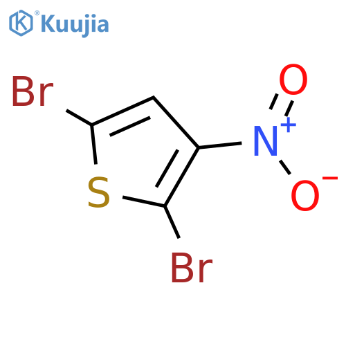 2,5-Dibromo-3-nitrothiophene structure
