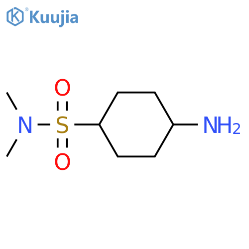 4-amino-N,N-dimethylcyclohexane-1-sulfonamide structure