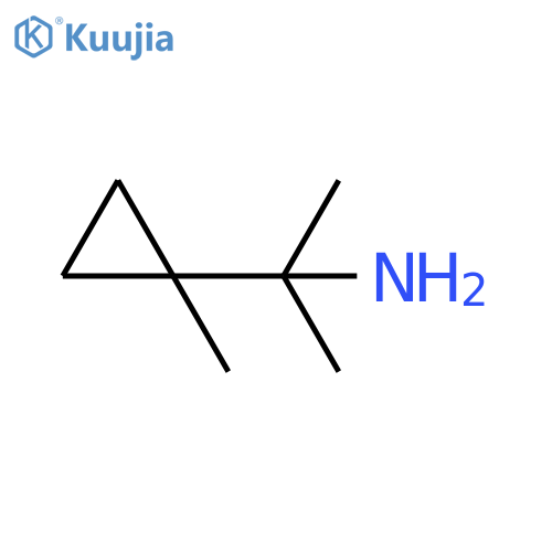 2-(1-methylcyclopropyl)propan-2-amine structure