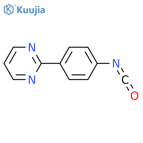 Pyrimidine,2-(4-isocyanatophenyl)- structure