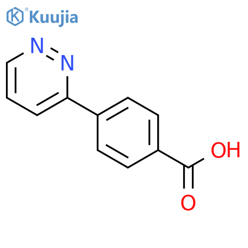 Benzoic acid,4-(3-pyridazinyl)- structure