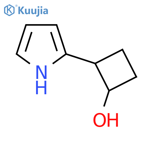 2-(1H-pyrrol-2-yl)cyclobutan-1-ol structure