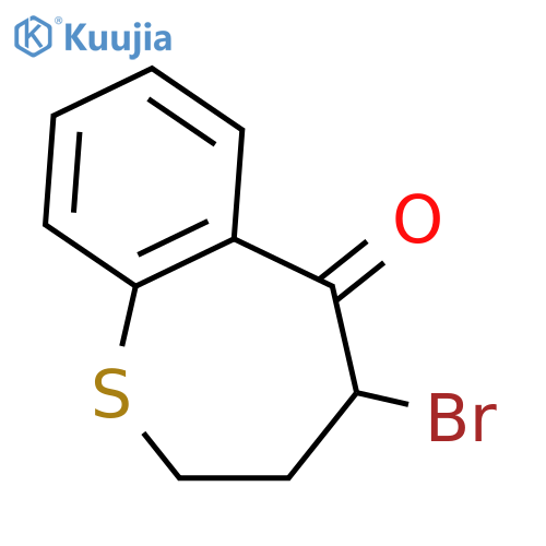 1-Benzothiepin-5(2H)-one,4-bromo-3,4-dihydro- structure