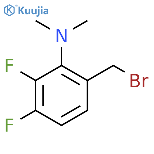 6-(bromomethyl)-2,3-difluoro-N,N-dimethylaniline structure