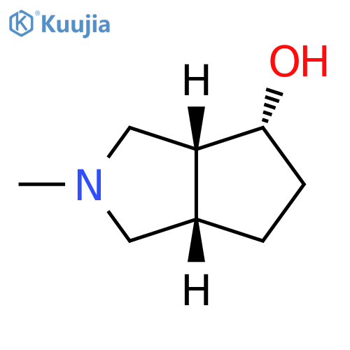 rac-(3aR,4R,6aS)-2-methyl-octahydrocyclopentacpyrrol-4-ol structure