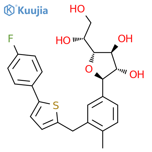 Canagliflozin Furanose Form (Mixture of Anomers) structure