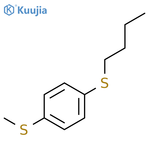 Benzene,1-(butylthio)-4-(methylthio)- structure