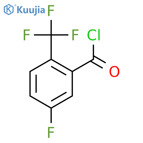 5-Fluoro-2-(trifluoromethyl)benzoyl chloride structure