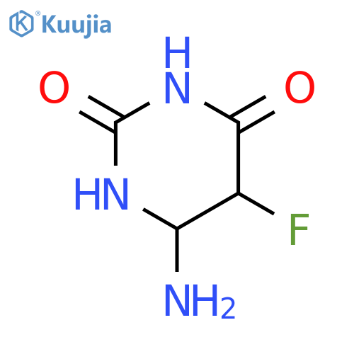 2,4(1H,3H)-Pyrimidinedione,6-amino-5-fluoro- structure