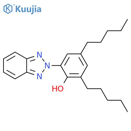 2-(2'-Hydroxy-3'-5'-di-tert-amylphenyl)benzotriazole structure