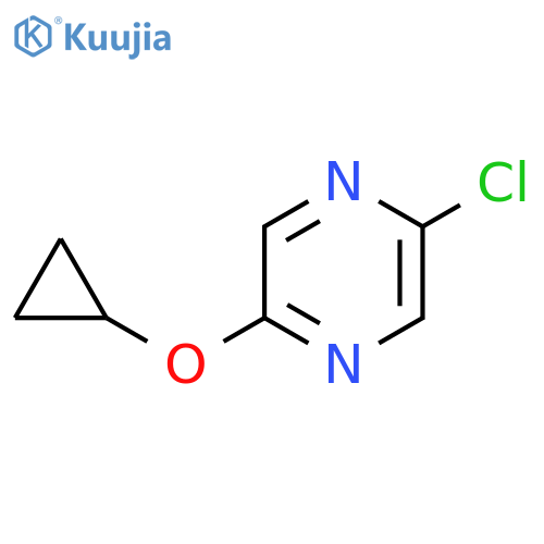 2-Chloro-5-cyclopropoxypyrazine structure