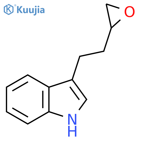 3-2-(oxiran-2-yl)ethyl-1H-indole structure