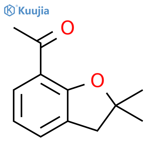Ethanone, 1-(2,3-dihydro-2,2-dimethyl-7-benzofuranyl)- structure
