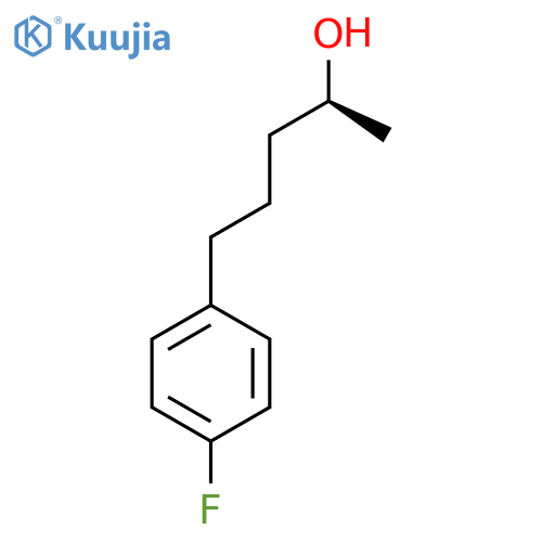 (2S)-5-(4-fluorophenyl)pentan-2-ol structure