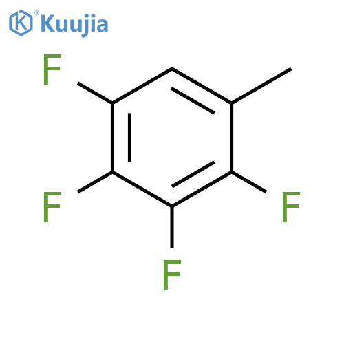 1,2,3,4-Tetrafluoro-5-methylbenzene structure