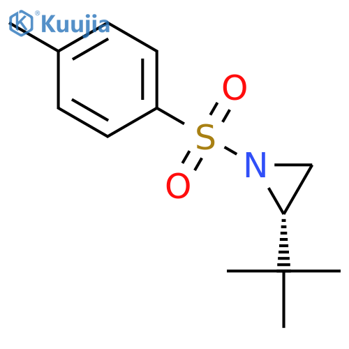 (S)-2-(1,1-Dimethylethyl)-1-[(4-methylphenyl)sulfonyl]aziridine structure