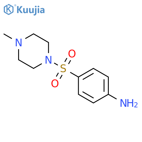 4-[(4-methylpiperazin-1-yl)sulfonyl]aniline structure