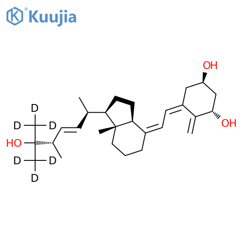 1alpha, 25-Dihydroxy VD2-D6 structure