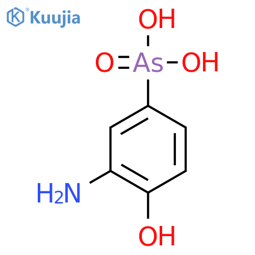 Arsonic acid,As-(3-amino-4-hydroxyphenyl)- structure