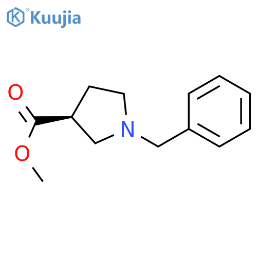 (S)-Methyl 1-benzylpyrrolidine-3-carboxylate structure
