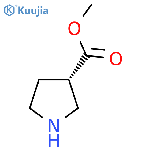 methyl (3S)-pyrrolidine-3-carboxylate structure