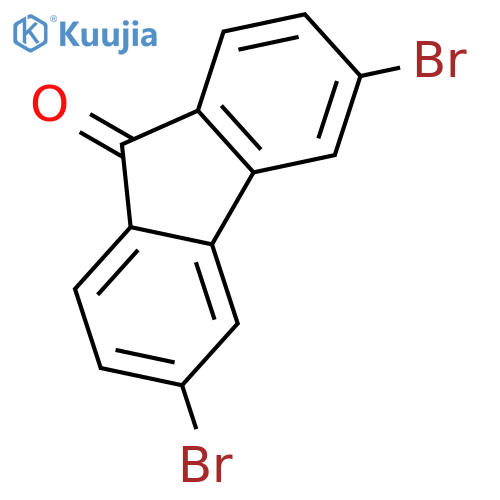 3,6-Dibromo-9h-fluoren-9-one structure